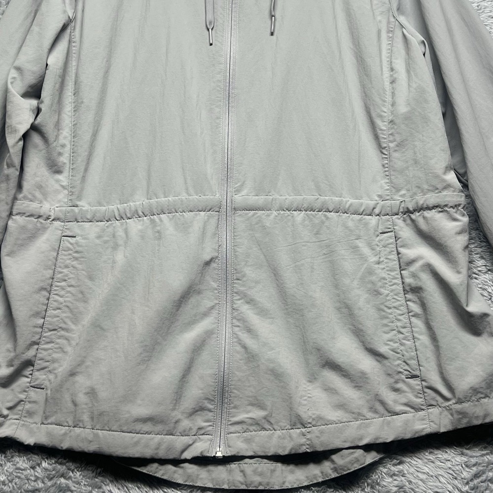 Columbia Jacket Womens XL Gray Full Zip Omni Shade Roll Tab Sleeve Lightweight - Picture 4 of 15